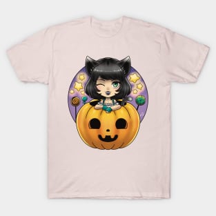 Jack O Lantern Kitty T-Shirt